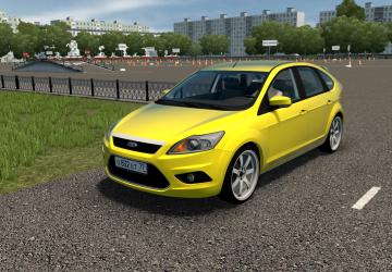 Мод Ford Focus 2 2008 Hatchback 2.0i версия 29.05.2022 для City Car Driving (v1.5.9.2)