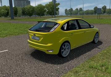 Мод Ford Focus 2 2008 Hatchback 2.0i версия 29.05.2022 для City Car Driving (v1.5.9.2)