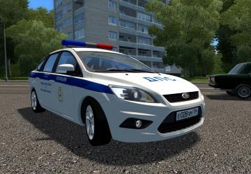 Мод Ford Focus 2 версия 09.03.21 для City Car Driving (v1.5.8 - 1.5.9.2)