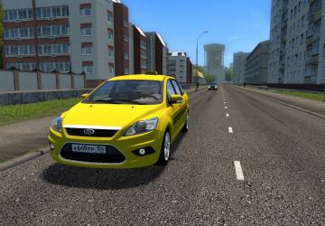 Мод Ford Focus 2 версия 09.03.21 для City Car Driving (v1.5.8 - 1.5.9.2)