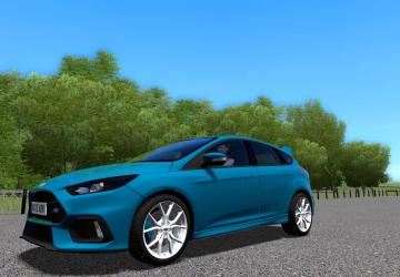 Мод Ford Focus RS 2017 версия 19.06.21 для City Car Driving (v1.5.9, 1.5.9.2)