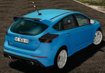 Мод Ford Focus RS 2017 версия 1.0 для City Car Driving (v1.5.9.2)