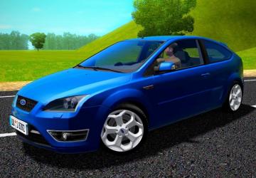 Мод Ford Focus ST III 2006 версия 09.03.21 для City Car Driving (v1.5.9, 1.5.9.2)