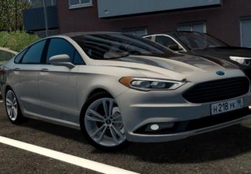 Мод Ford Fusion 2017 версия 26.12.2021 для City Car Driving (v1.5.9.2)