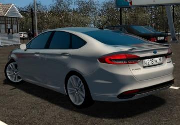 Мод Ford Fusion 2017 версия 26.12.2021 для City Car Driving (v1.5.9.2)