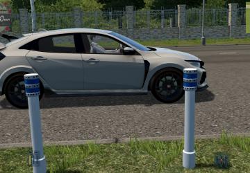 Мод Honda Civic Type R для City Car Driving (v1.5.8)