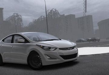 Мод Hyundai Avante (Elantra) версия 1.8 для City Car Driving (v1.5.9.2)