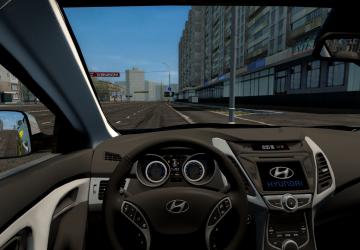 Мод Hyundai Elantra 1.8 (Яндекс такси) версия 06.03.2021 для City Car Driving (v1.5.9.2)