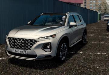 Мод Hyundai Santa Fe 2019 версия 24.03.2021 для City Car Driving (v1.5.9.2)