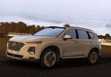 Мод Hyundai Santa Fe 2.0T 2019 версия 16.06.21 для City Car Driving (v1.5.9, 1.5.9.2)