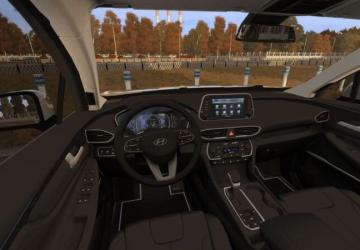 Мод Hyundai Santa Fe 2.0T 2019 версия 16.06.21 для City Car Driving (v1.5.9, 1.5.9.2)