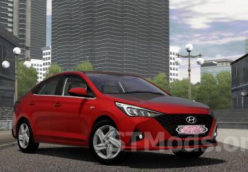 Мод Hyundai Solaris 2 1.6i 2022 версия 29.08.2022 для City Car Driving (v1.5.9.2)