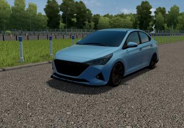 Мод Hyundai Solaris 2 1.6i 2022 версия 29.10.2022 для City Car Driving (v1.5.9.2)