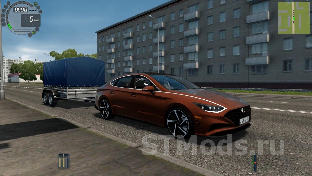 Скачать мод Hyundai Sonata 2020 Turbo версия 02.03.21 для City Car Driving  (v1.5.9, 1.5.9.2)