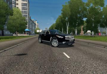 Мод Infiniti FX50S версия 05.09.20 для City Car Driving (v1.5.9.2)