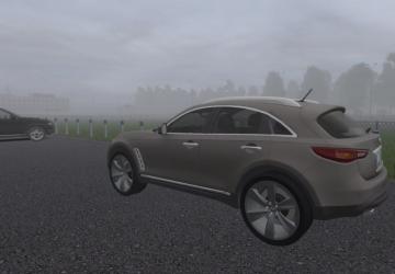 Мод Infiniti FX50S версия 10.08.21 для City Car Driving (v1.5.9, 1.5.9.2)