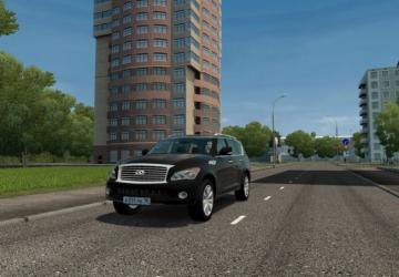 Мод Infiniti QX56 версия 24.06.20 для City Car Driving (v1.5.9.2)