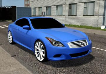 Мод Infinity G37S Coupe 2008 версия 1.0 для City Car Driving (v1.5.9)