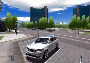 Мод Jeep Grand Cherokee SRT8 версия 22.11.21 для City Car Driving (v1.5.9, 1.5.9.2)