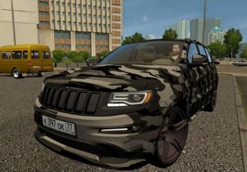 Мод Jeep Grand Сherokee SRT8 900+л.с. версия 18.05.20 для City Car Driving (v1.5.8 - 1.5.9.2)