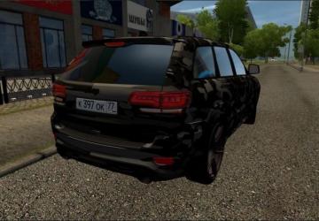 Мод Jeep Grand Сherokee SRT8 900+л.с. версия 18.05.20 для City Car Driving (v1.5.8 - 1.5.9.2)