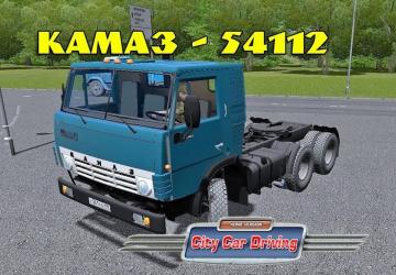 Мод КамАЗ 54112 версия 28.09.20 для City Car Driving (v1.5.9, 1.5.9.2)