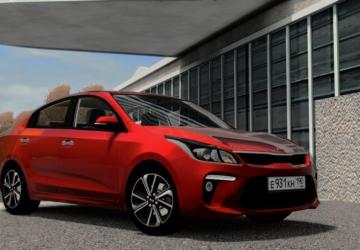 Мод Kia Rio 1.6i (Яндекс такси) версия 13.08.2021 для City Car Driving (v1.5.9.2)