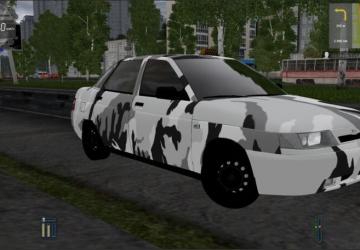 Мод LADA 110 (Ваз 21103) версия 06.04.21 для City Car Driving (v1.5.8 - 1.5.9.2)