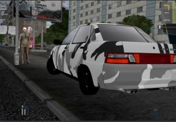 Мод LADA 110 (Ваз 21103) версия 06.04.21 для City Car Driving (v1.5.8 - 1.5.9.2)