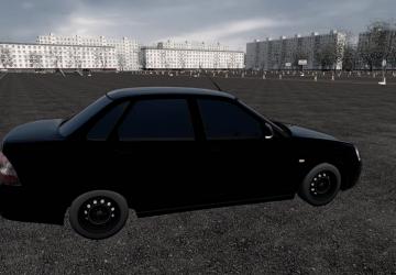 Мод Lada 2170 «Black Edition» версия 1.0 для City Car Driving (v1.5.9)