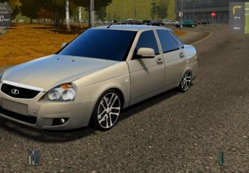 Мод Lada 2170 (Priora 2) 2014 версия 1.0 для City Car Driving (v1.5.8)