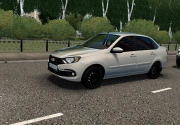 Мод Lada Granta FL 2018 1.6i 16v версия 26.11.20 для City Car Driving (v1.5.9, 1.5.9.2)