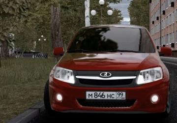 Мод Lada Granta Sport SOUND версия 1.0 для City Car Driving (v1.5.9)