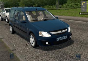 Мод Lada Largus версия 11.02.20 для City Car Driving (v1.5.9)