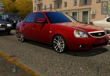 Мод Lada Priora 2014 версия 1.0 для City Car Driving (v1.5.8)