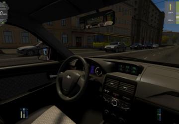 Мод Lada Priora 2014 версия 1.0 для City Car Driving (v1.5.8)