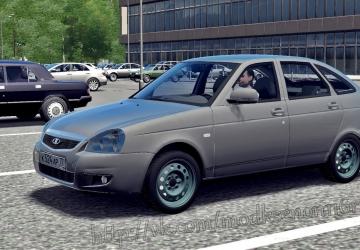 Мод LADA Priora 2172 Хэтчбек версия 14.01.20 для City Car Driving (v1.5.9)