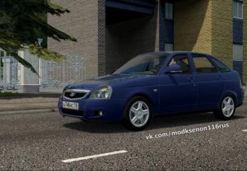 Мод LADA Priora 2172 Хэтчбек версия 01.10.20 для City Car Driving (v1.5.9, 1.5.9.2)