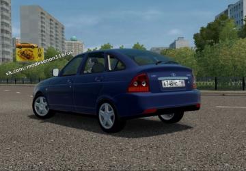 Мод LADA Priora 2172 Хэтчбек версия 01.10.20 для City Car Driving (v1.5.9, 1.5.9.2)