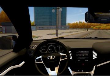 Мод Лада Веста 1.6 MT + чип версия 15.03.21 для City Car Driving (v1.5.8 - 1.5.9.2)