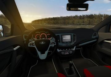 Мод Lada Vesta Sport 1.8 By Heisenberg версия 01.10.2021 для City Car Driving (v1.5.9.2)