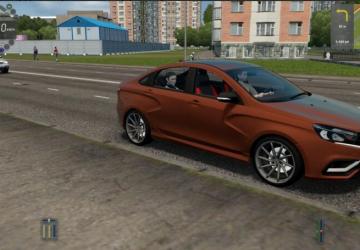 Мод Lada Vesta Sport 1.8 By Heisenberg версия 22.09.20 для City Car Driving (v1.5.9, 1.5.9.2)