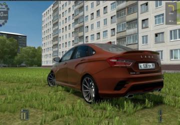 Мод Lada Vesta Sport 1.8 By Heisenberg версия 22.09.20 для City Car Driving (v1.5.9, 1.5.9.2)