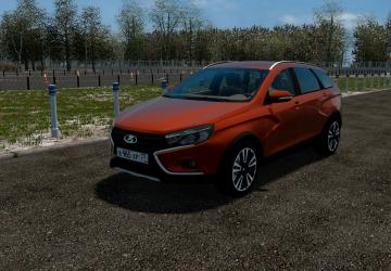 Мод Lada Vesta SW Cross 1.8i версия 22.04.2022 для City Car Driving (v1.5.9.2)