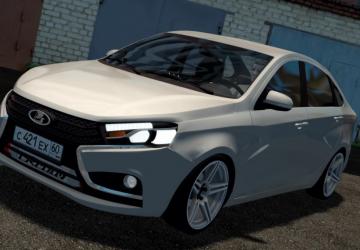 Мод Lada Vesta Turbo версия 29.03.2021 для City Car Driving (v1.5.9.2)