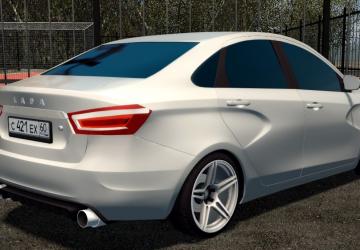 Мод Lada Vesta Turbo версия 29.03.2021 для City Car Driving (v1.5.9.2)