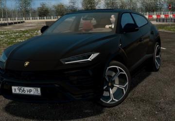 Мод Lamborghini Urus версия 09.01.2022 для City Car Driving (v1.5.9.2)