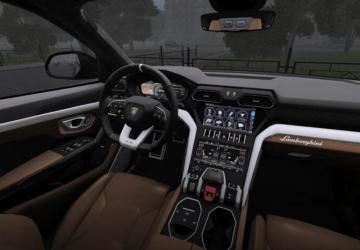 Мод Lamborghini Urus версия 1.0 для City Car Driving (v1.5.9)