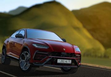 Мод Lamborghini Urus версия 1.0 для City Car Driving (v1.5.9)