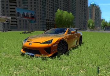 Мод Lexus LF-A Nurbungring Edititon версия 20.04.20 для City Car Driving (v1.5.8 - 1.5.9.2)